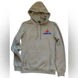 Pepsi Tan Hoodie with Cherry Logo